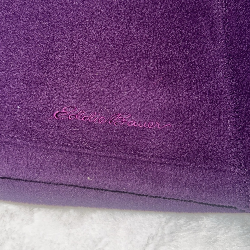 Eddie Bauer extra large purple fleece - Picture 2 of 5